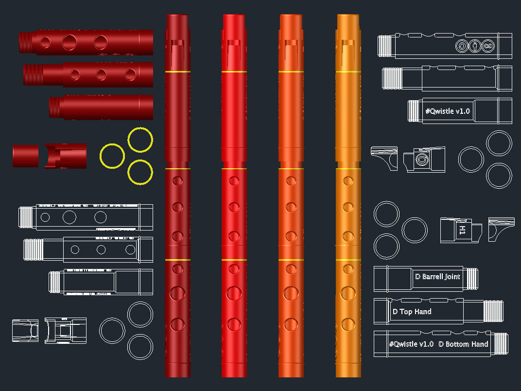 #Qwistle - The Printable Pennywhistle