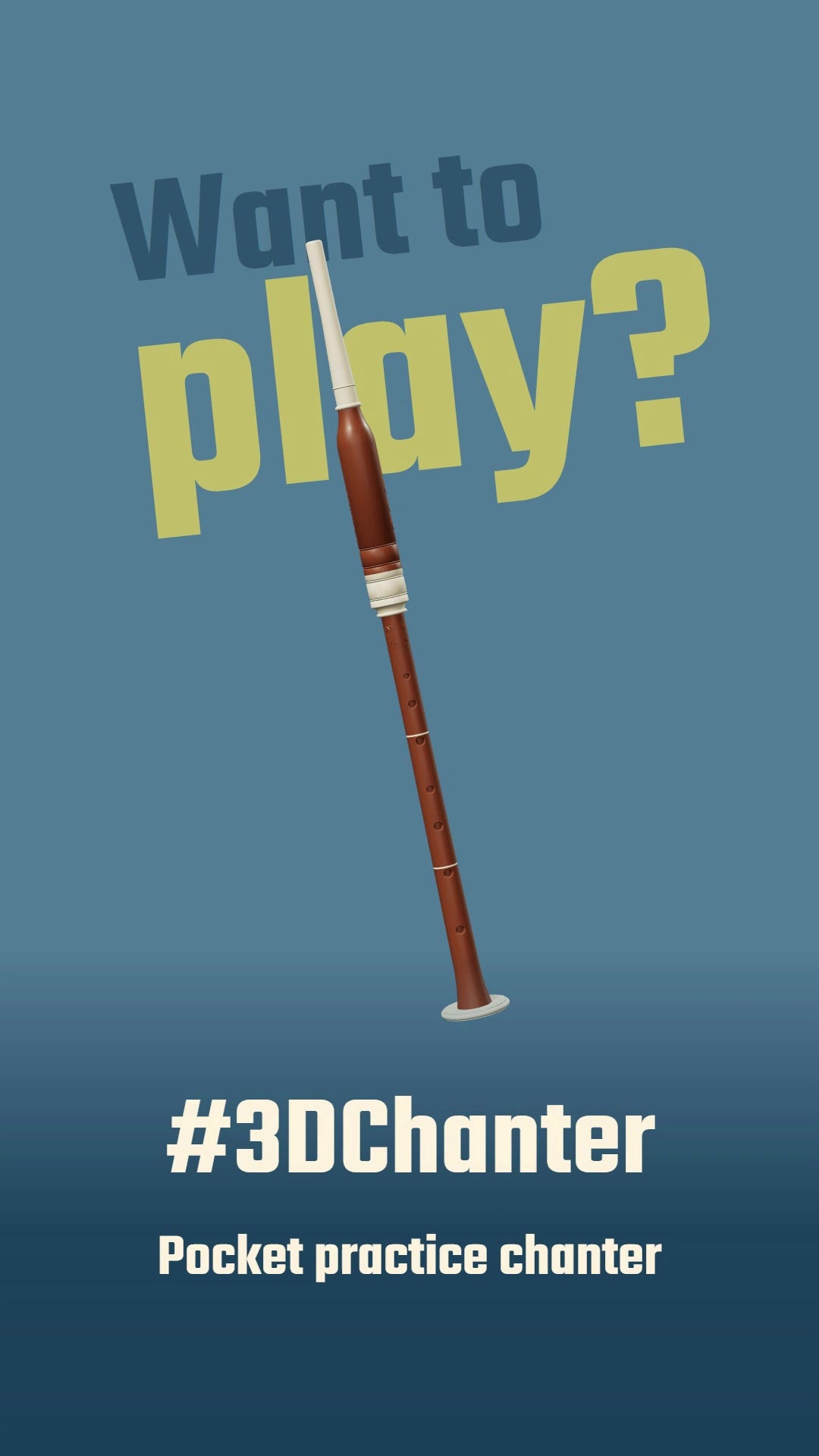 #3DChanter assembled instrument model