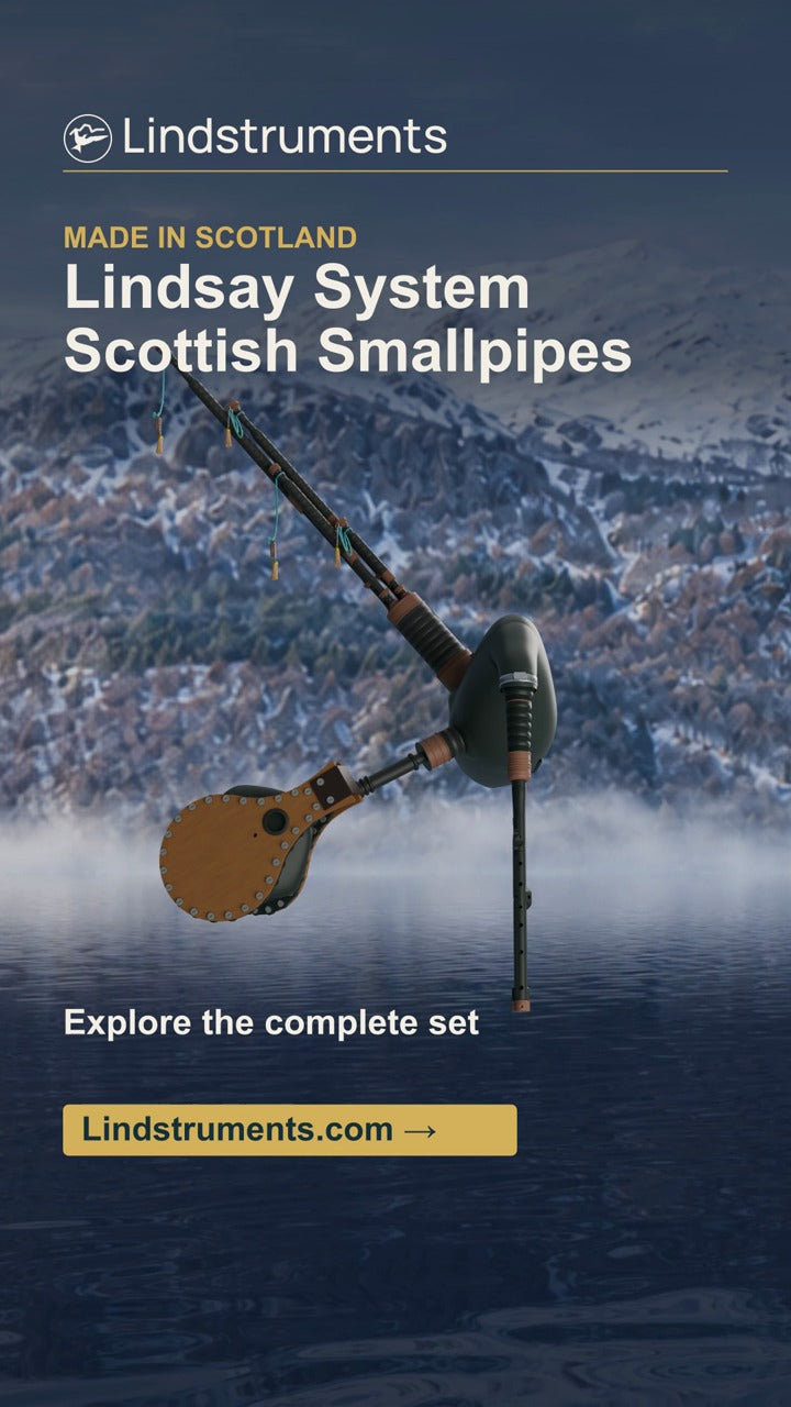 Lindsay System Scottish Smallpipes floating towards us over Loch Lomond
